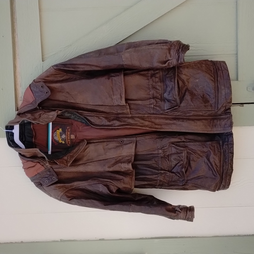 Men's leather jacket